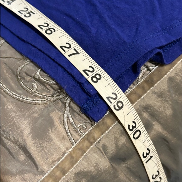 Long Blue Maxi Dress with Long Slit - Picture 6 of 7